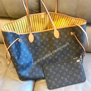 Rare! Louis Vuitton Neverfull GM Monogram Mimosa